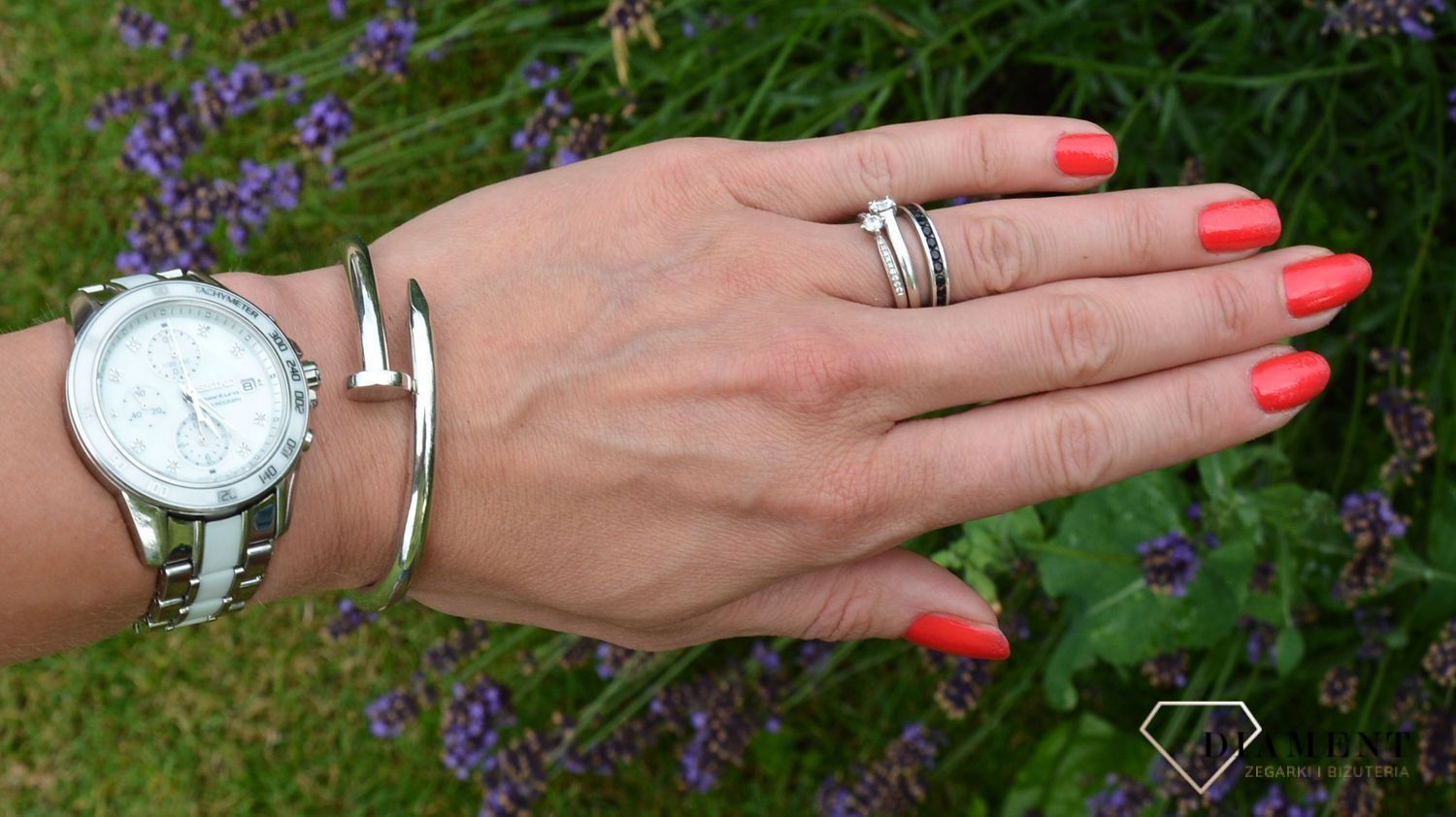 Bransoletka srebrna damska gwóźdź   ✓Sztywne bransoletki ✓ Srebrne bransoletki w sklepie zegarki-diament.pl✓ Autoryzowany sklep✓ Kurier Gratis 24h✓ Gwarancja najniższej ceny.jpg